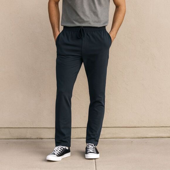 PUBLIC REC Gray Stretch Elastic Waist All Day Every Day Pants   Mens Size 36 - Picture 1 of 9